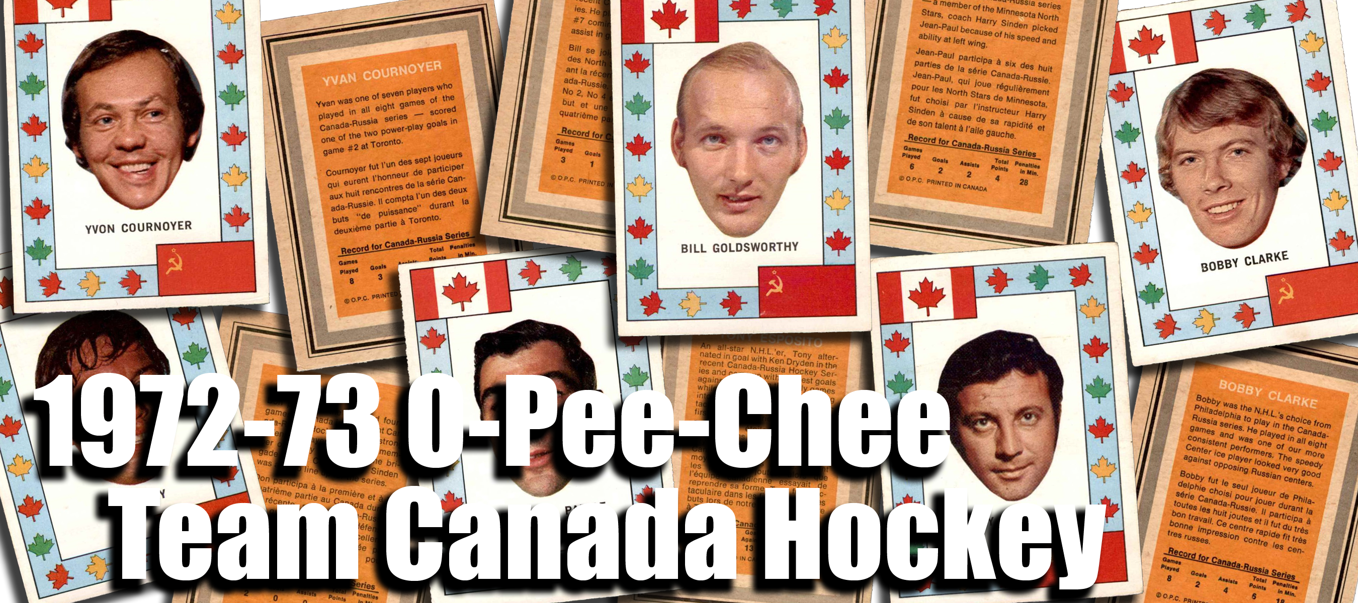 1972-73 O-Pee-Chee Team Canada Hockey Cards 